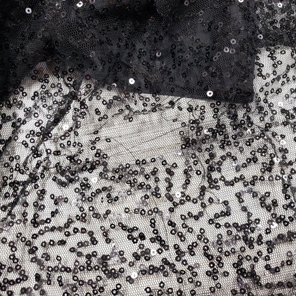 MXI Black Sequin Dress with Flaw Size 11/12 - Picture 7 of 7